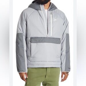 MEN'S NIKE SPORTSWEAR THERMA-FIT LEGACY HALF-ZIP HOODED ANORAK Size XL